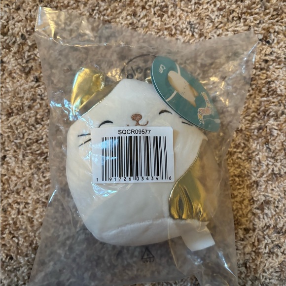 Squishmallows Gold and Cream Cat Plush - Picture 2 of 2